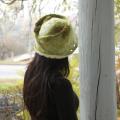 Forest fairy moss hat :) - Hats - felting
