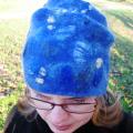 Blue kepuriukas - Hats - felting