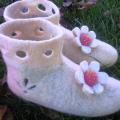 White perforated - Shoes & slippers - felting