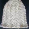 White cap - Hats - knitwork