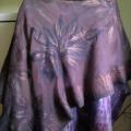 Purple - Wraps & cloaks - felting