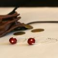 Cherries - Earrings - beadwork