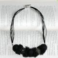 Elegant black - Necklaces - felting