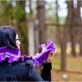 violet - Wraps & cloaks - felting