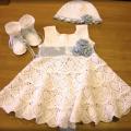 Three little flowers - Dresses - needlework