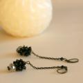Blackberries - Earrings - beadwork