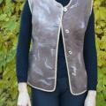 Sew vest in hand felted wool - Blouses & jackets - felting
