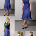 Felt Dress " Lavandula latifolia " - Dresses - felting
