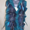 Sea of ​​color - Wraps & cloaks - felting