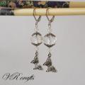 10052 auskariukai - Earrings - beadwork