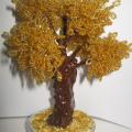 Golden Tree - Biser - beadwork