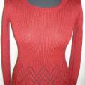 burgundy sweater - Sweaters & jackets - knitwork