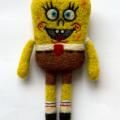 Brooch " SpongeBob " - Brooches - felting