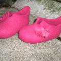 pink shoes - Shoes & slippers - felting