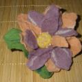 Two colored brooch - Brooches - felting