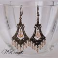 10056 auskariukai - Earrings - beadwork
