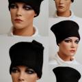 Felt hat " black spot lady 1 " - Hats - felting