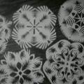 Paper snowflakes - Cuts - making