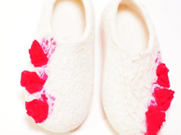 Felt " Apšerkšnijusios " - Shoes & slippers