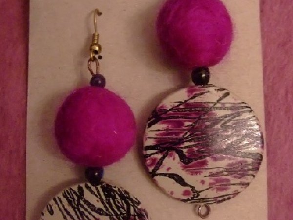 violet evening - Earrings