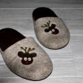 That Santa Claus feet get cold ... - Shoes & slippers - felting