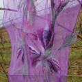 Country " Magic Violet " - Wraps & cloaks - felting