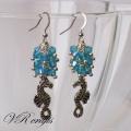 10065 auskariukai - Earrings - beadwork