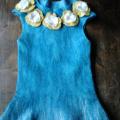 Turquoise - Other clothing - felting