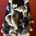Black and white ornate party - Wraps & cloaks - felting