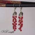 10067 auskariukai - Earrings - beadwork