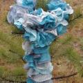 Blue scarf - Scarves & shawls - knitwork