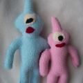 Cyclops Couple - Dolls & toys - sewing
