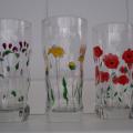 Glass " flowery " - Glassware - making