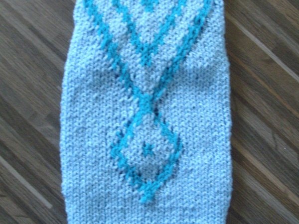Blue sweater for puppy dog No.4 2