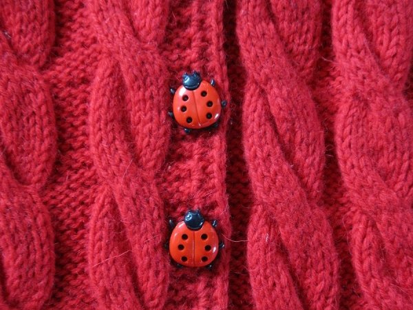 Red sweater for baby 3