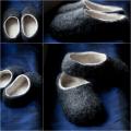 5-7 year-old child slippers - Shoes & slippers - felting