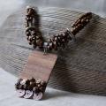 I invite you to coffee - necklace - Necklace - beadwork