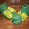 For yellow ribbons - Shoes & slippers - felting