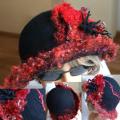 Hat with flower - Hats - felting