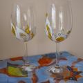 Painted wine glasses - Glassware - making