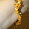 Bracelets " Amber dream & quot ;, - Bracelets - beadwork