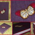 Embroidered book cover - Needlework - sewing