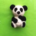 25 Panda - Dolls & toys - felting