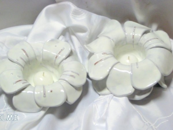 white clay blooms - Ceramics