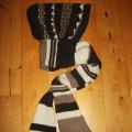 The head hood (hood) and scarf - Other knitwear - knitwork