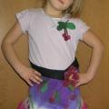 Skirt " cherry " - Skirts - felting