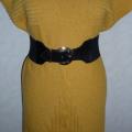 a bright yellow dress without sleeves - Dresses - knitwork