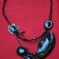 Verin " Night blossom " - Necklace - beadwork